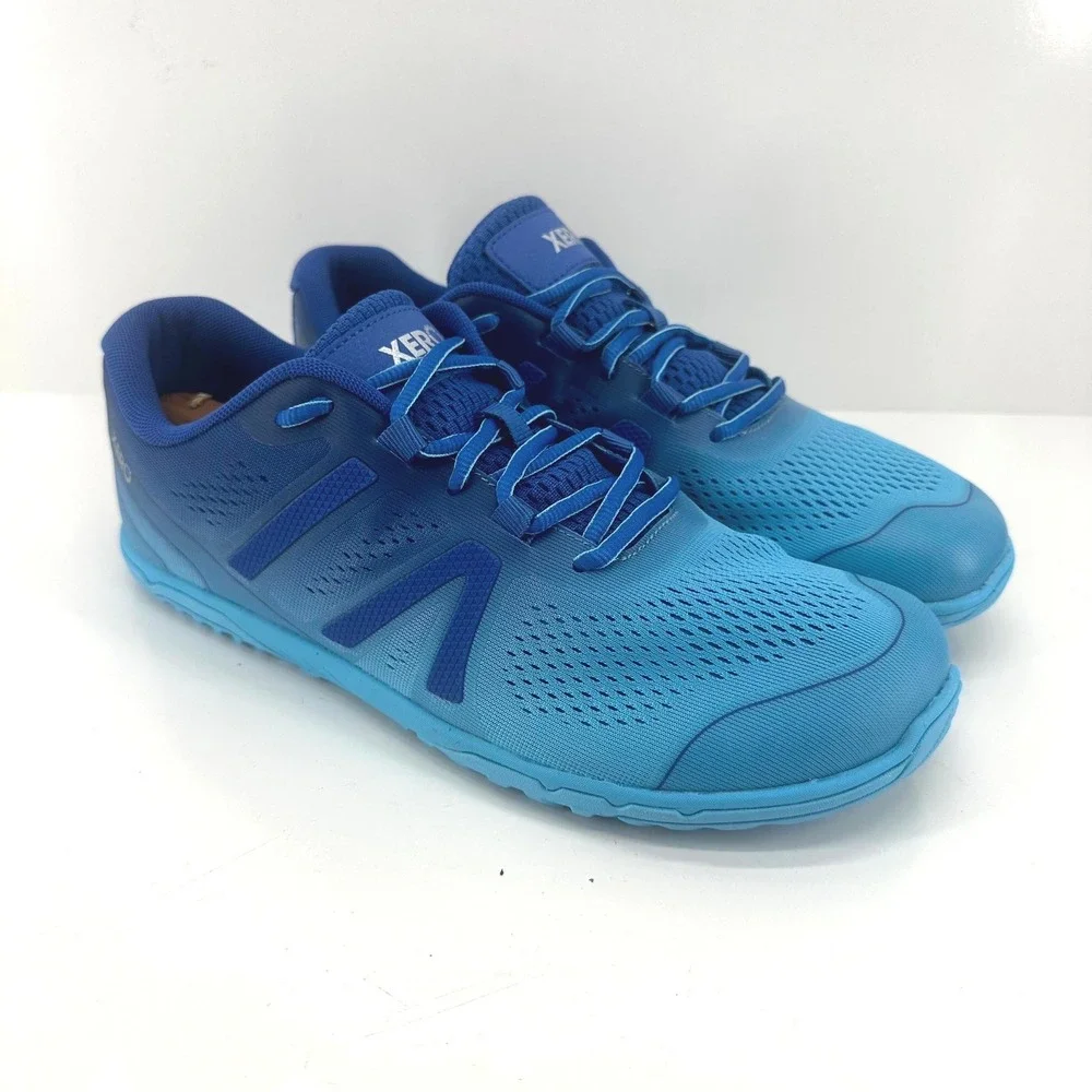 Xero HFS II Shoes Men's 9 Running Sneakers Blue Minimalist Barefoot CrossFit